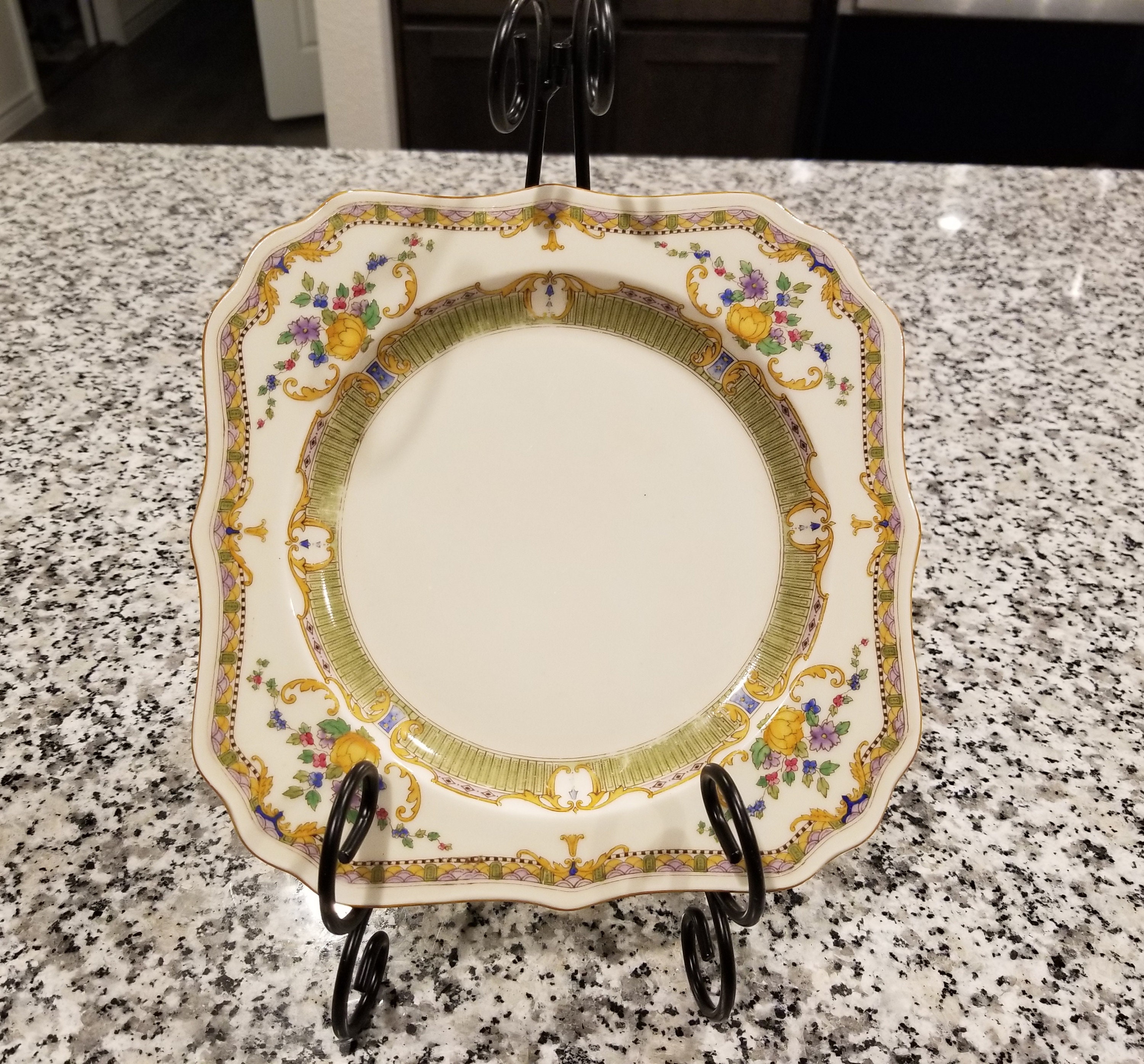 Vintage Royal Doulton Square Plates - Etsy