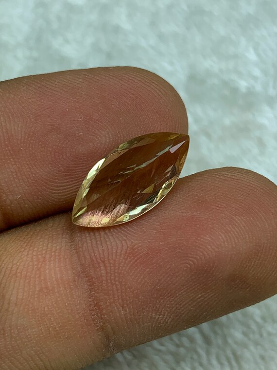 3.65ct Natural Oregon Sunstone, Faceted Oregon Sunstone 3.65ct Natural Oregon Sunstone, Faceted Oregon Sunstone