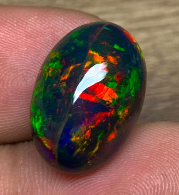 8.75ct ブラックオパール、ブラックウェロオパール、エチオピア
