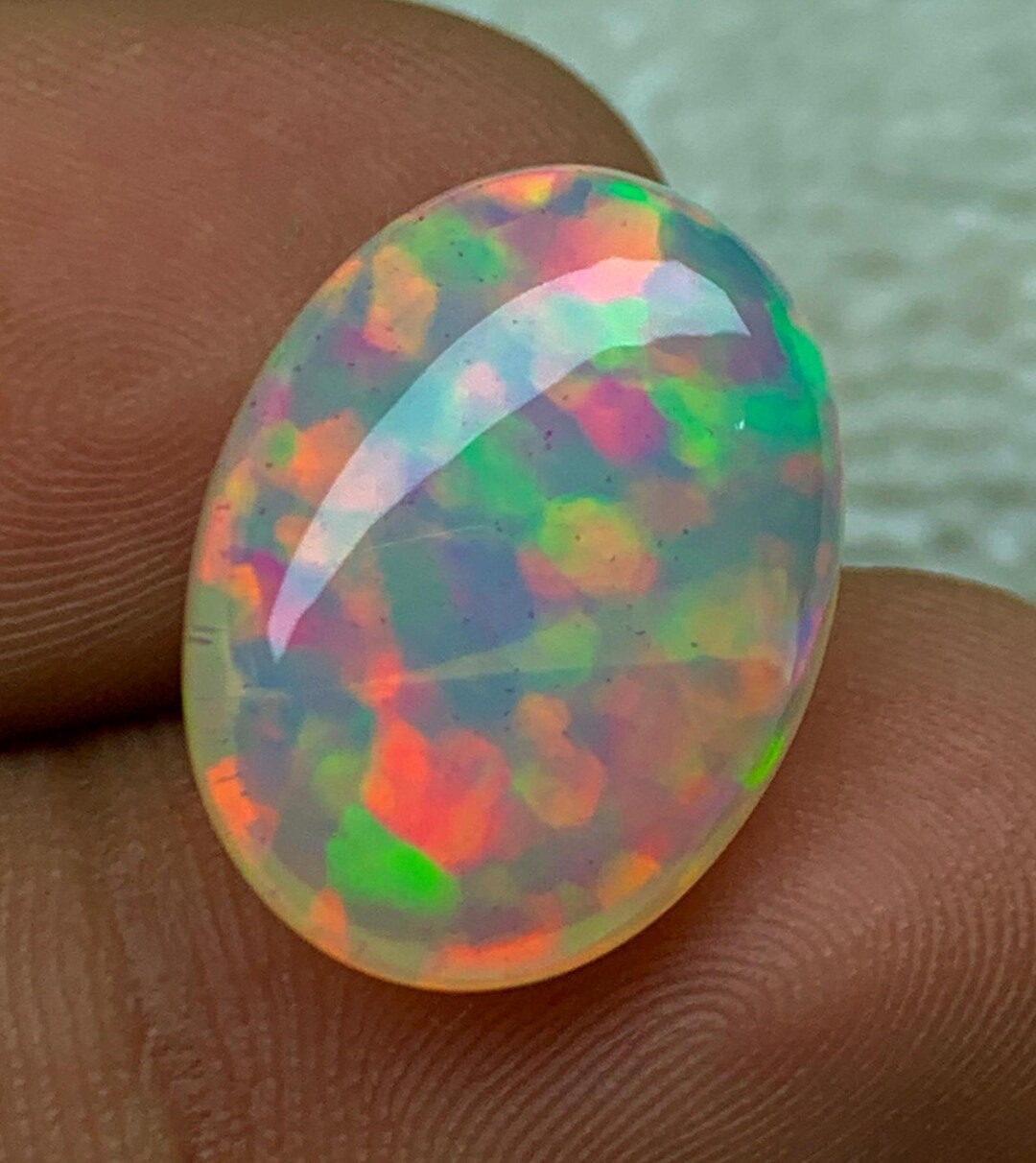 Opale blanche lancéolée (1,4 ct) - Opal SYMPHONY