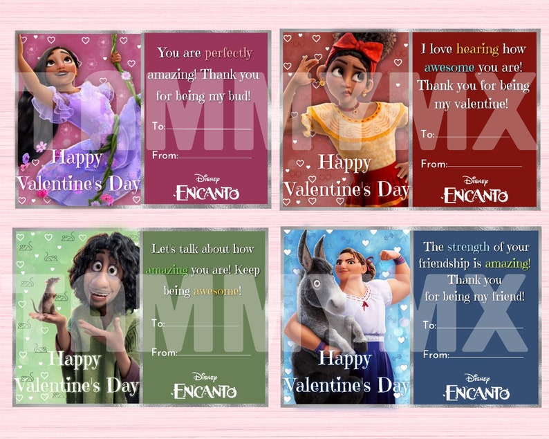 Encanto clipart svg digital download encanto for cricut png Encanto Valentines Day Cards | Etsy Australia