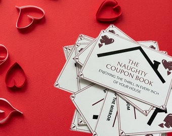 Naughty coupon book, birthday gift, diy gift idea, digital download, printable coupons, anniversary gift, gift for him, valentines