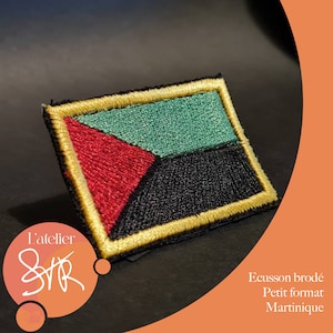 Embroidered badge (Small format) Martinique flag