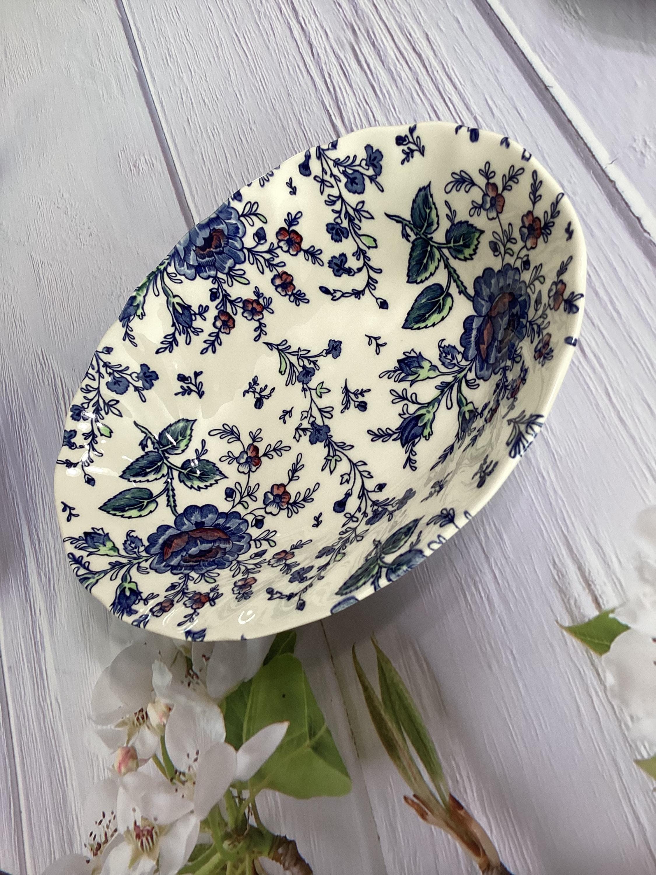 食器 Johnson Bros Rose Chintz blue Johnson Brothers, Rose Chintz Blue | Replacements, Ltd.