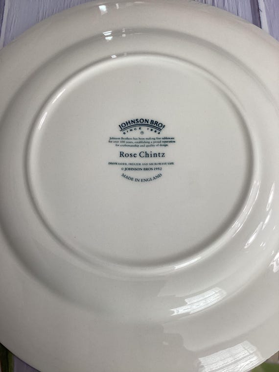 Vintage Johnson Brothers Blue Rose Chintz China - Serving Pieces