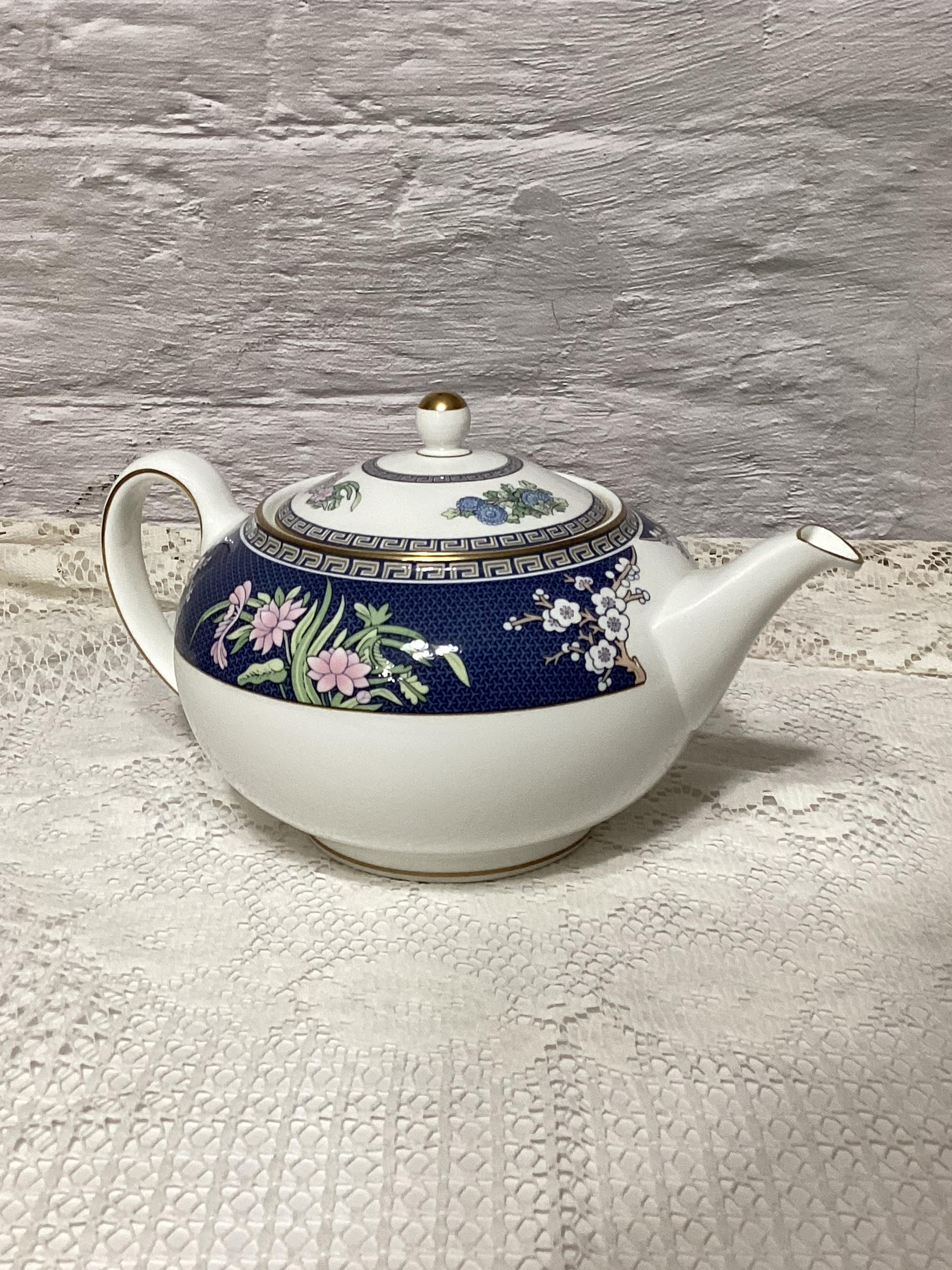 Vintage Wedgwood Blue Siam Bone China - Etsy