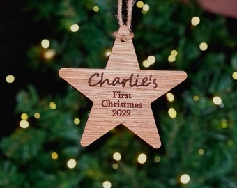 Baby's first christmas , personalised bauble , 1st christmas , baby gift , childs bauble , christmas decoration