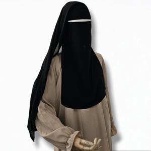 Long Double layer niqab