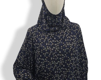 Prenda floral para oración: vestido islámico cómodo (talla única)