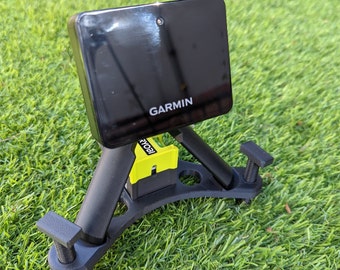 3D Printed Alignment Base for Garmin R10 - Use with Ryobi Cube Laser (not included) - Adjust up to 2"