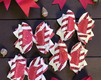 Christmas candy cane  bow