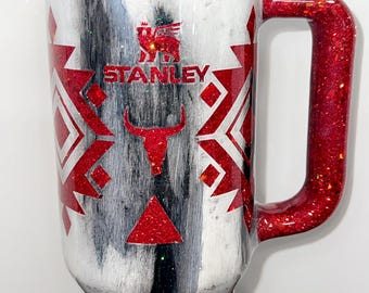 Ready to Ship. Red 40oz Stanley Aztec. Ready to ship