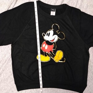 Sudadera ligera y suave con estampado de Mickey Mouse de Disney para mujer/niño (talla negra) imagen 7