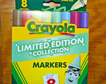 Paquete de 8 marcadores Crayola, colección de edición limitada: línea ancha/¡Nuevo!