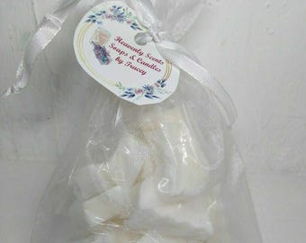 Tartas de cera para velas perfumadas hechas a mano - 100 % cera de soja - Tonka y Oud (bolsa de 85 g)