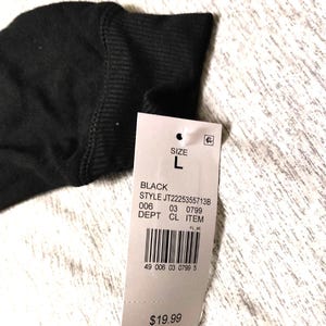 Sudadera ligera y suave con estampado de Mickey Mouse de Disney para mujer/niño (talla negra) imagen 4