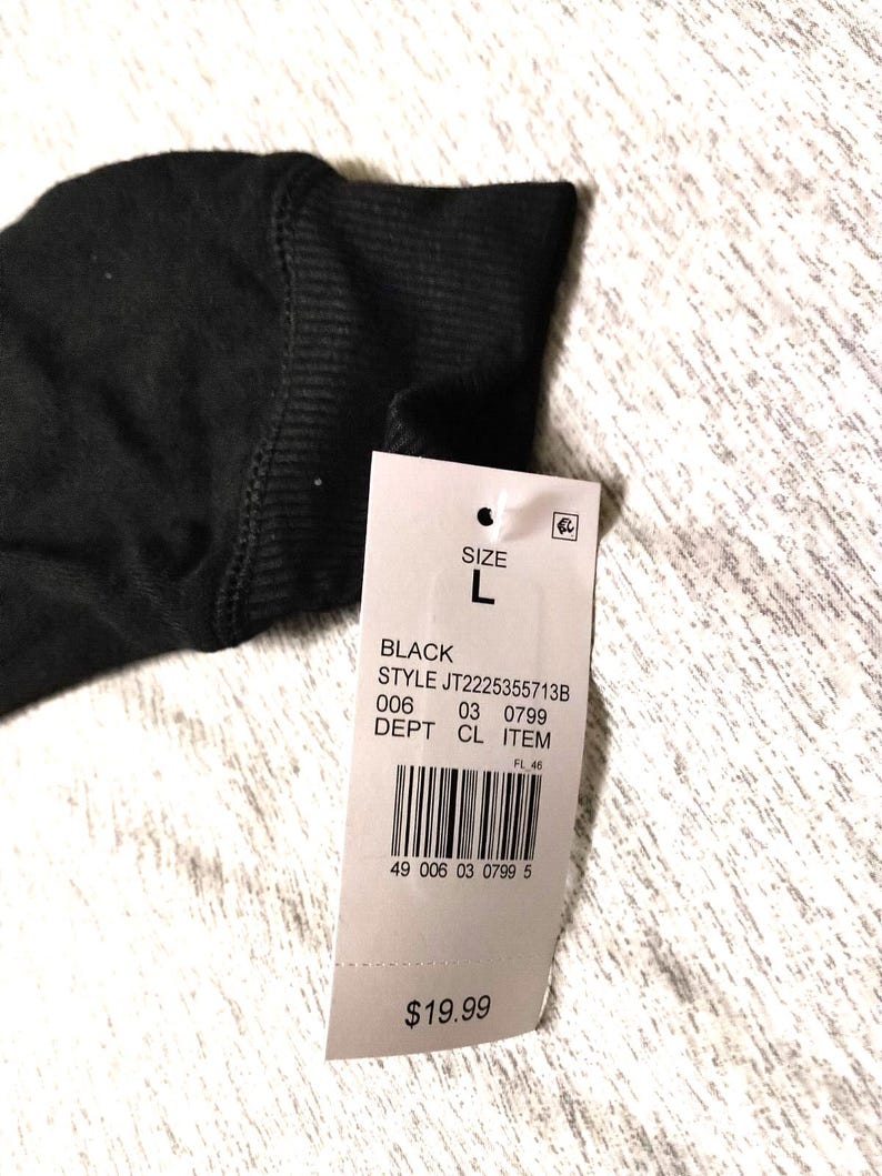 Sudadera ligera y suave con estampado de Mickey Mouse de Disney para mujer/niño (talla negra) imagen 4