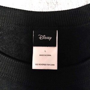 Sudadera ligera y suave con estampado de Mickey Mouse de Disney para mujer/niño (talla negra) imagen 3