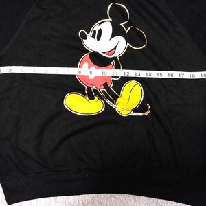 Sudadera ligera y suave con estampado de Mickey Mouse de Disney para mujer/niño (talla negra) imagen 6