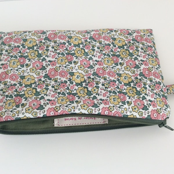 Trousse en 100% coton imprimé Liberty