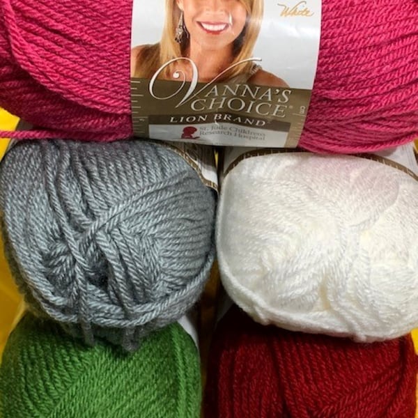 Vanna White Yarn Etsy
