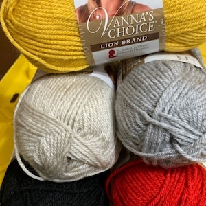 Vanna Choice Yarns by Lion Brand Section 1  NEEW COLOR ADDED