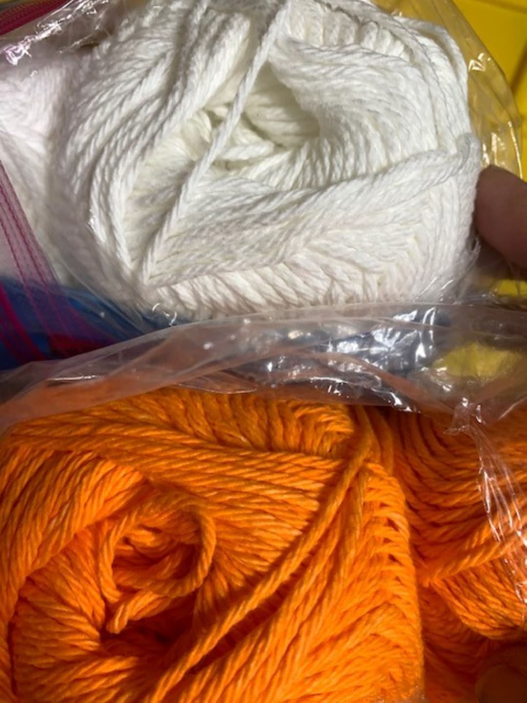 Factory Mill Ends Yarn 3 Rolls of Same Color cotton Etsy