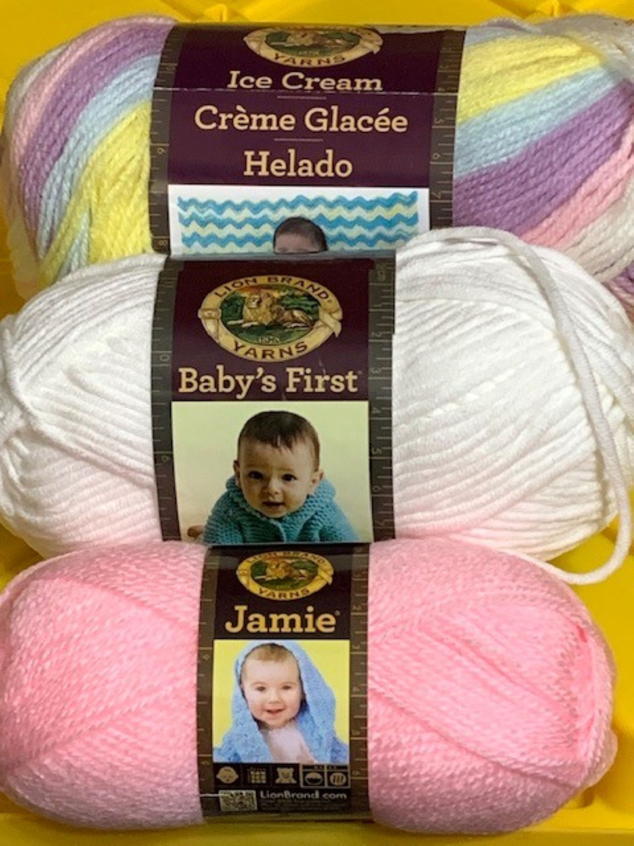 Lion Brand Yarns Baby's First. Ice Creamjamie Etsy