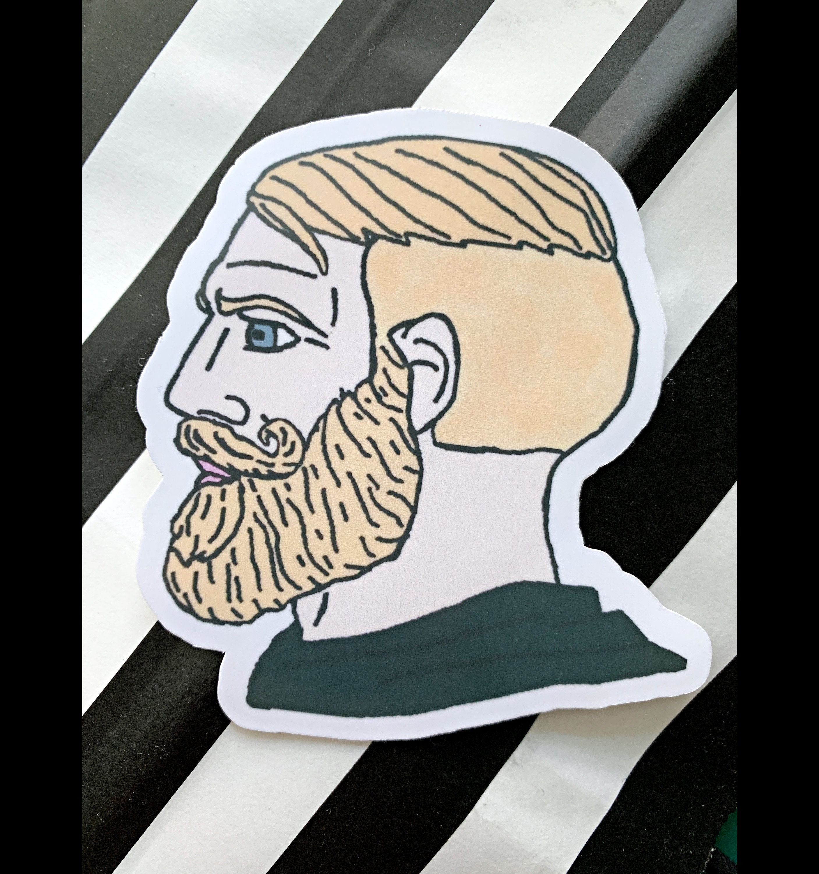 Yes Chad Meme Sticker 