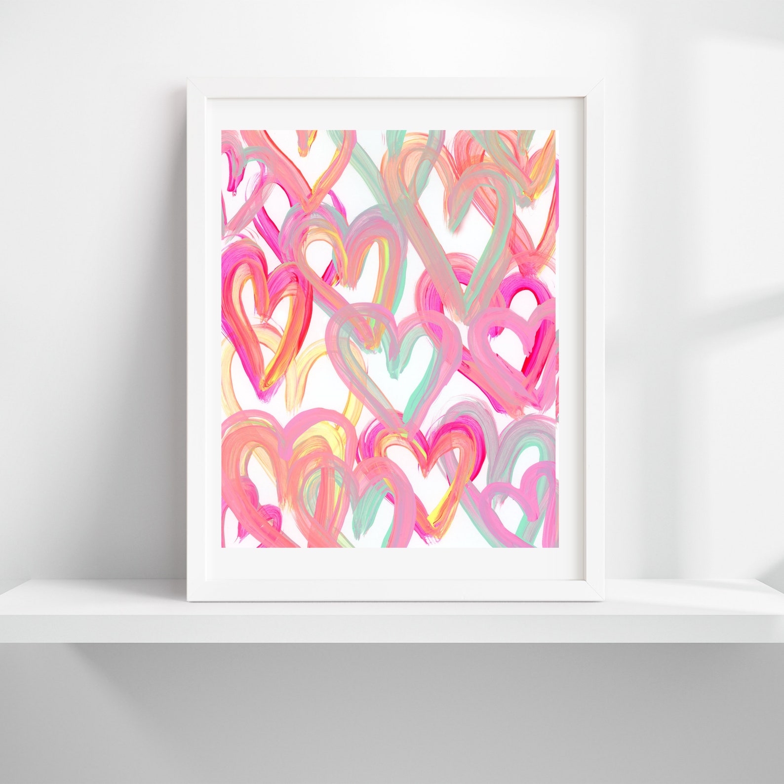 Digital Prints Home Decor Wall Prints Heart Prints Heart - Etsy