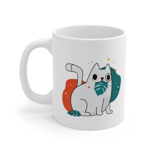 Funny Cat, Ceramic Mug 11oz, Drink & Barware, Kitchen And Dining, Home And Living