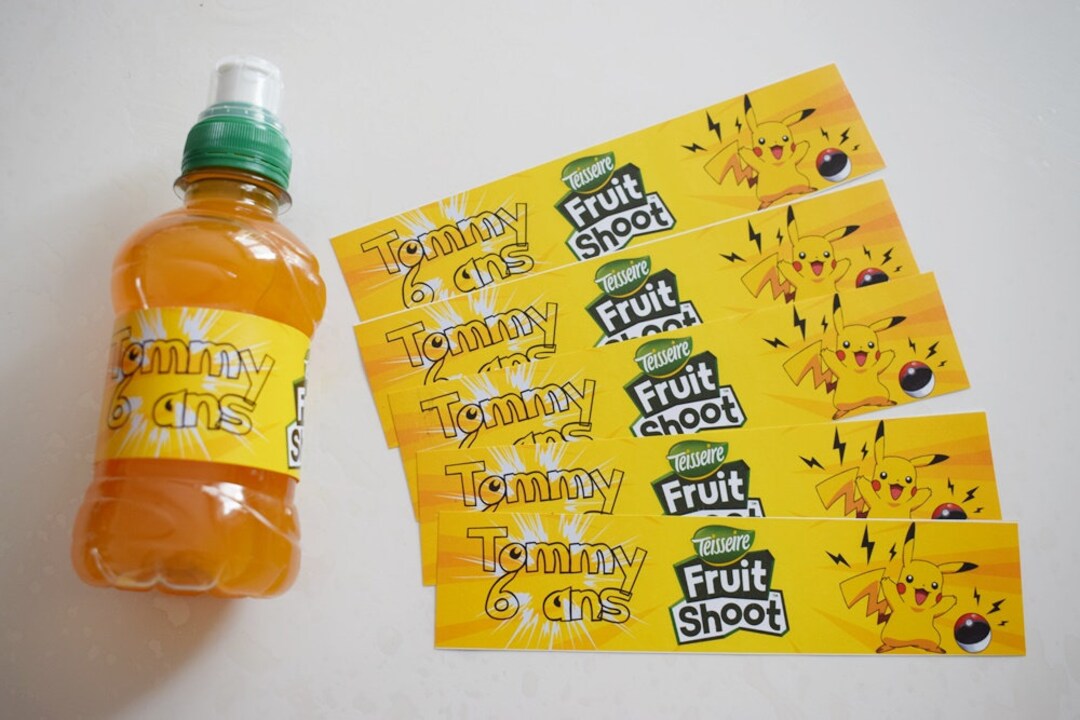 Étiquette Fruit Shoot personnalisée Etsy France