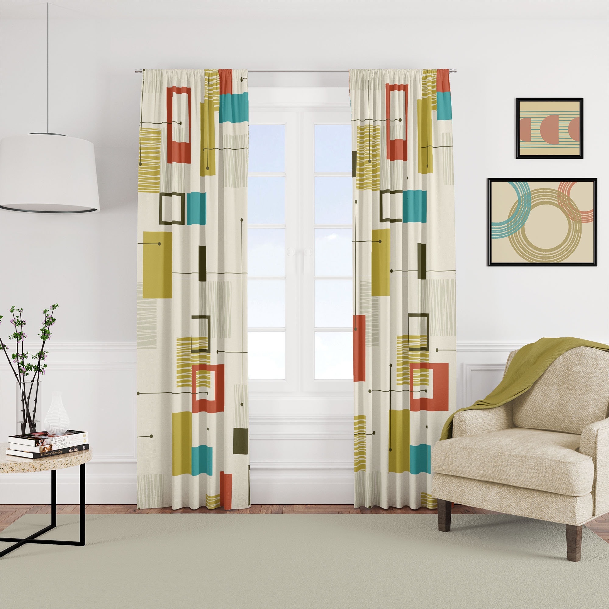 Mid century modern curtains - Etsy 日本 Mid century modern curtains - Etsy 日本