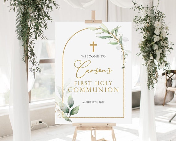 Welcome Communion Service Welcome To Our First Communion Service, In