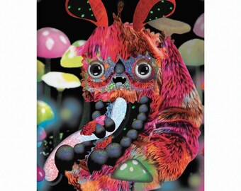 Gummy Worms Plz Original Print By Torrell Arnold