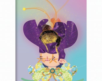 Spring Flower Friend Crocus Limited Edition Print