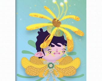 Spring Flower Friend Daffodil Limited Edition Print