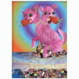 Chihuahua Eating Strawberry Original Print