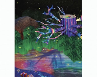 Clown Fish Creek Limited Edition Print