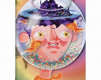 Goldfish Kid Limited Edition Print
