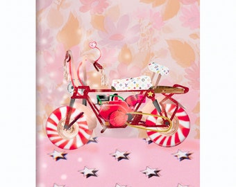 Christmas Candy Minibike Limited Edition Print