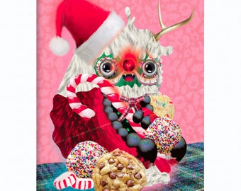 Christmas Cookie Caterpillar Limited Edition Print