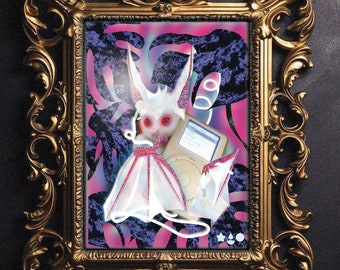 Ghost Ipod Bat Original Print