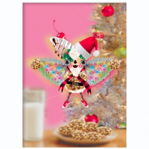 Christmas Cookie Bat Limited Edition Print