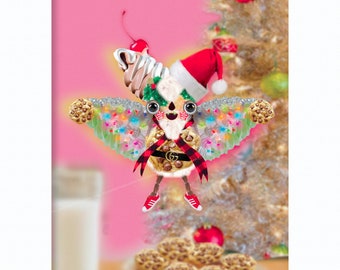 Christmas Cookie Bat Limited Edition Print