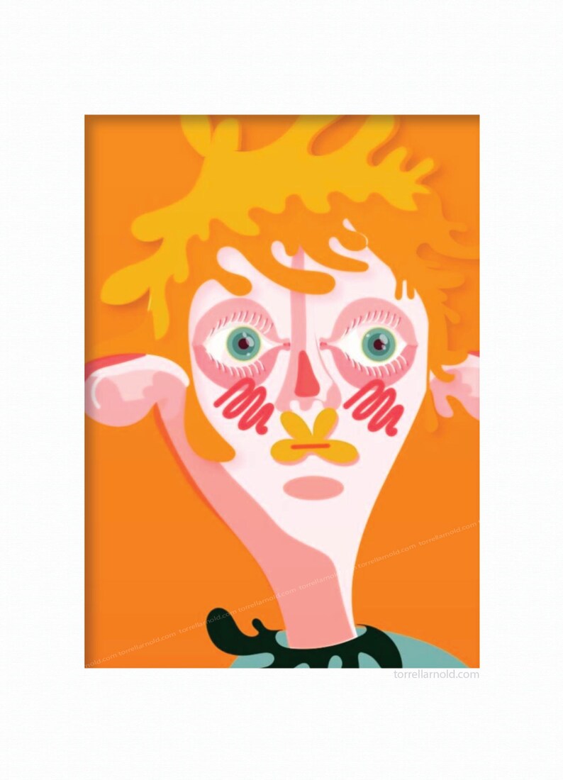 Cheese Doodle Guy Limited Edition Print Etsy