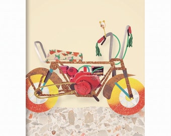 Peachy Minibike  Limited Edition Print