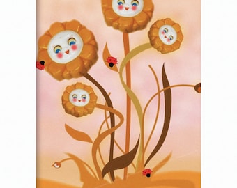 Flower Smiles Limited Edition Print