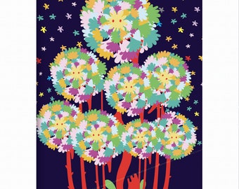 Star Flowers Limited Edition Print