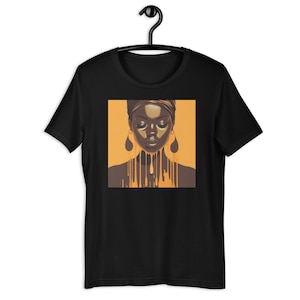 African t shirt, Melanin Dripping, African Woman Unisex t-shirt